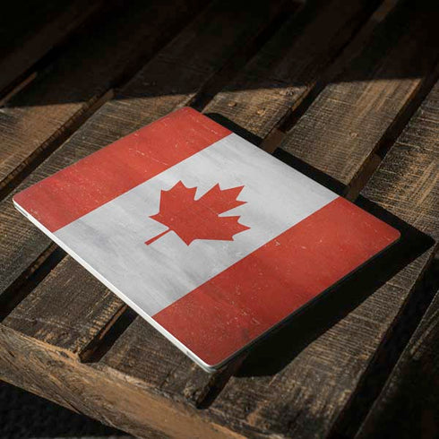Canada Flag Distressed Surface Laptop 3 13.5in Skin